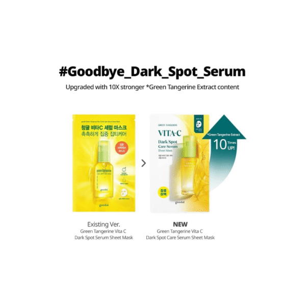 Green Tangerine Vita C Dark Spot Care Serum Sheet Mask 1pcs | We are authorized wholesaler - Image 2
