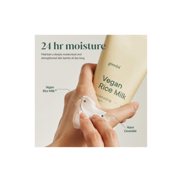 Goodal Vegan Rice Milk Moisturizing Cream 70ml | We are authorized wholesaler - Image 4