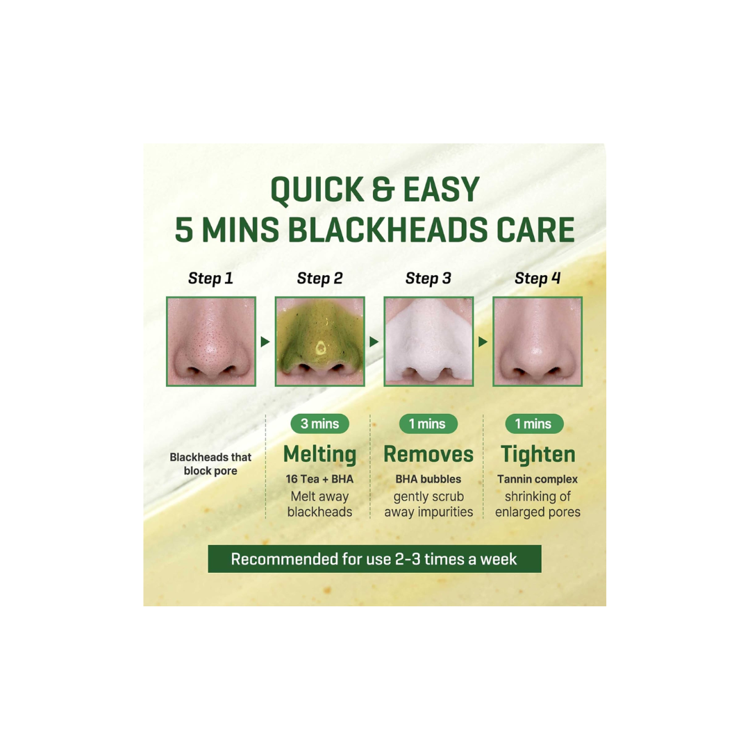 Bye Bye Blackhead 30 Days Miracle Green Tea Tox Bubble | We are Authorized Wholesaler - Image 5