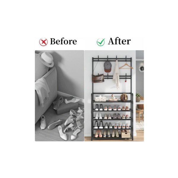 5 Tier multifunctional storage rack shoes - Image 6