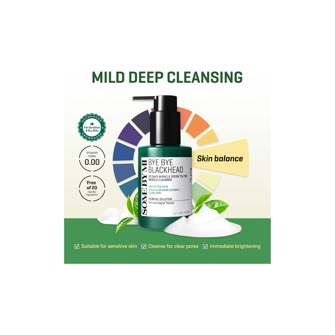 Bye Bye Blackhead 30 Days Miracle Green Tea Tox Bubble | We are Authorized Wholesaler - Image 6