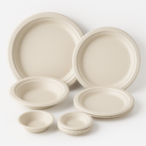 Bagasse Disposable Plates | Round Bagasse Plates | Square Bagasse Plates | Compartment Plates | We are Authorized Supplier