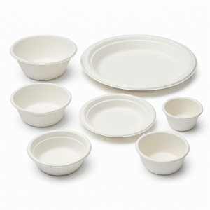 Bagasse Disposable Bowls | Round Bagasse Bowls | Biodegradable Food Bowls | We are Authorized Supplier