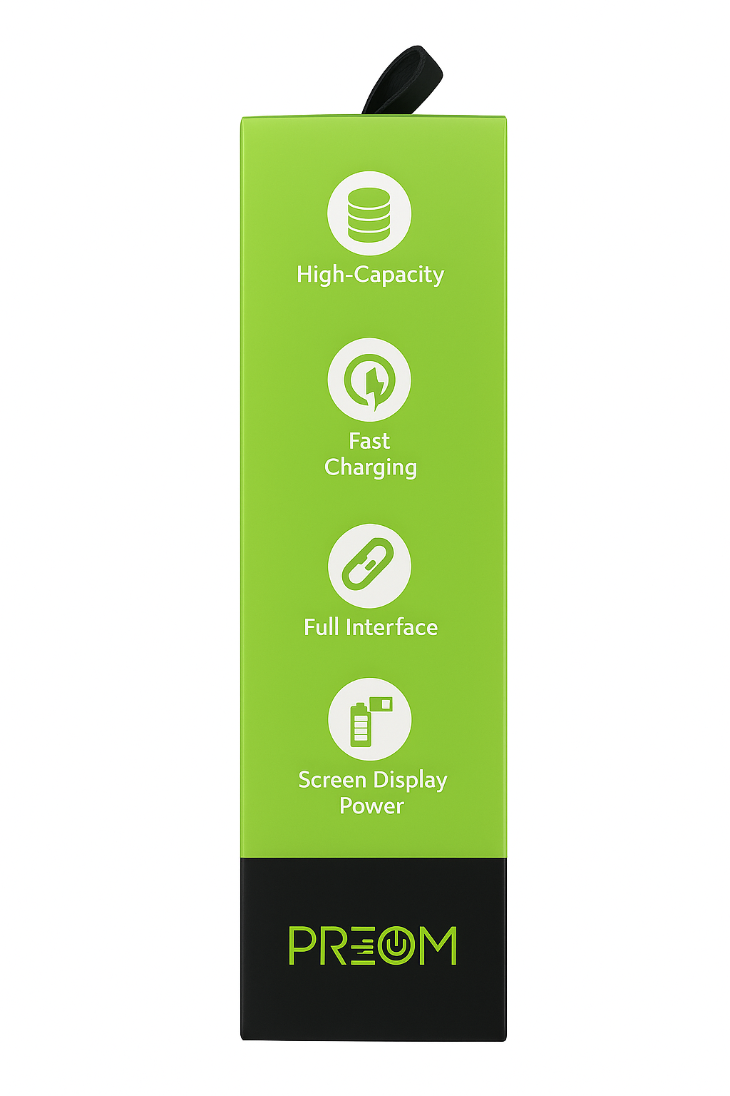 PRECOM 20000mAh Power Bank – Fast Charging Portable Battery Pack, Built-in Cables, LED Display, Slim & Lightweight, Universal Mobile Charger for Android & iPhone (Real Capacity) - Image 4