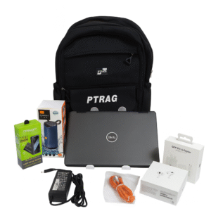 9-in-1 CromeBook Accessories Bundle – Dell CromeBook + Backpack + Charger + Earbuds + Power Bank + Speaker + Type-C Cable